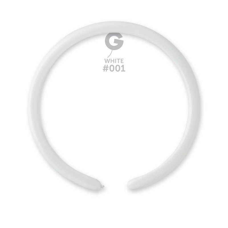 #001 White – 1" (D2) – 50 pcs
