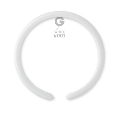 #001 White – 1" (D2) – 50 pcs