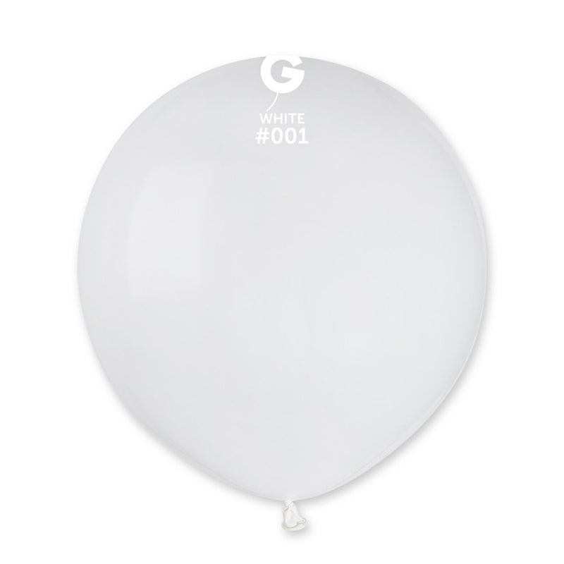 #001 White – 19" (G19) – 25 pcs