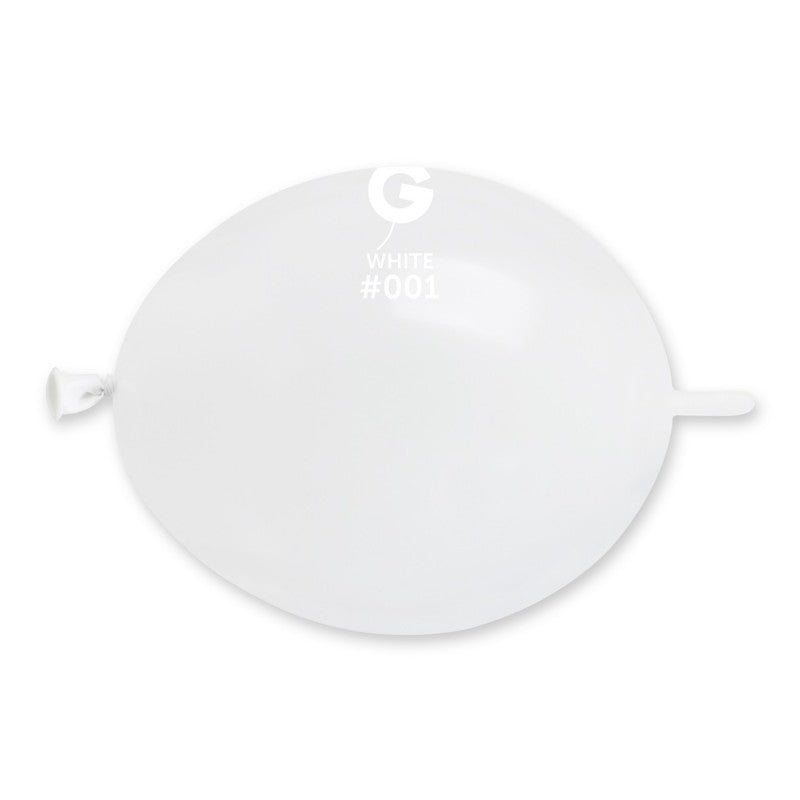 #001 White – 6" (GL6) – 100 pcs