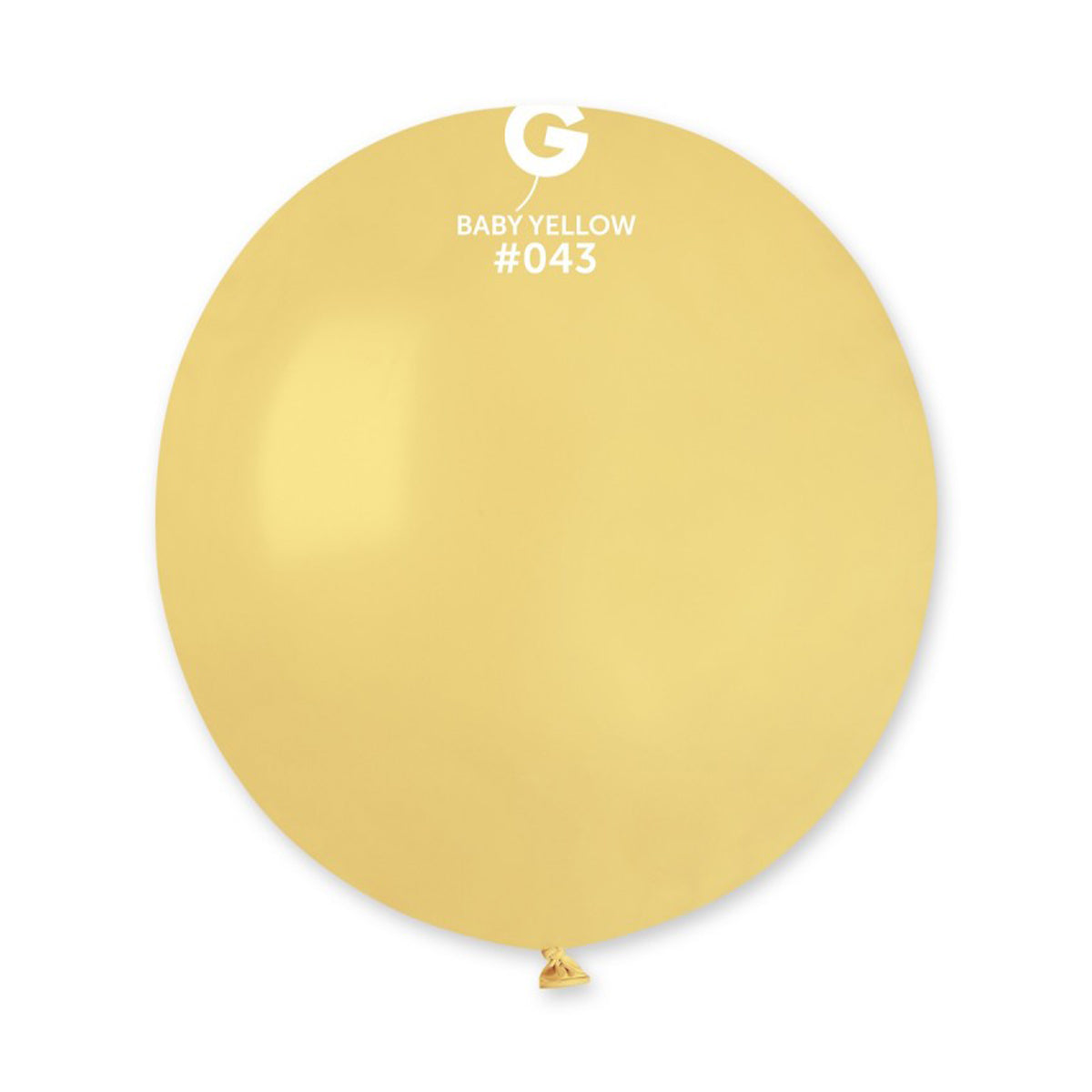 #043 Baby Yellow – 19" (G19) – 25 pcs