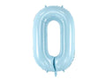 #0 Light Blue Number – 34" - 1 pc