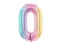 #0 Pastel Rainbow Number – 34" - 1 pc