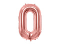 #0 Rose Gold Number – 34" - 1 pc