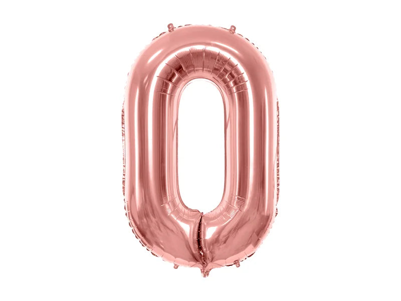 #0 Rose Gold Number – 34" - 1 pc