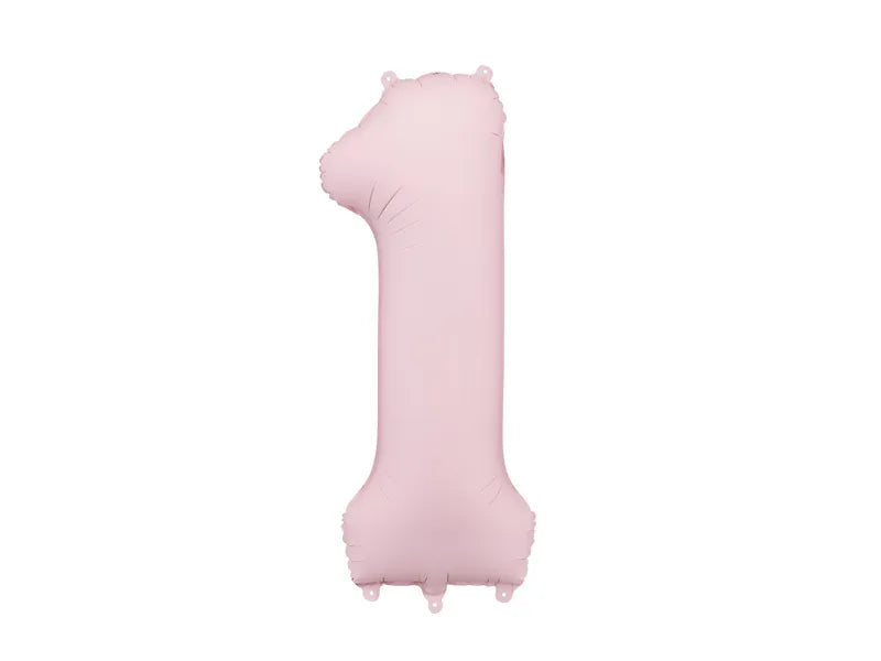 #1 Light Pink Number – 34" - 1 pc