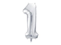 #1 Silver Number – 34" - 1 pc