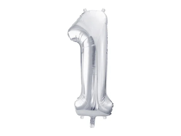 #1 Silver Number – 34" - 1 pc