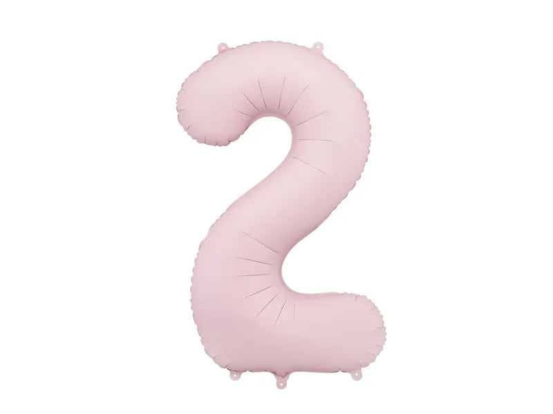 #2 Light Pink Number – 34" - 1 pc
