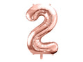 #2 Rose Gold Number – 34" - 1 pc