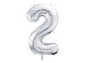#2 Silver Number – 34" - 1 pc