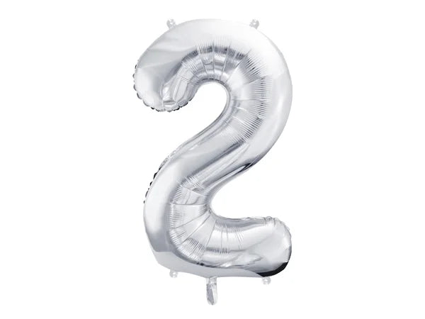#2 Silver Number – 34" - 1 pc