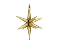 Gold 3D Foil Balloon Star – 28" - 1 pc