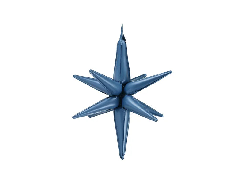 Navy Blue 3D Foil Balloon Star – 20" - 1 pc