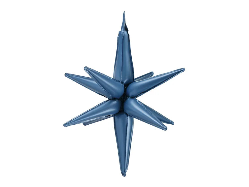 Navy Blue 3D Foil Balloon Star – 41" - 1 pc
