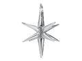 Silver 3D Foil Balloon Star – 41" - 1 pc