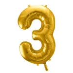 #3 Gold Number – 34" - 1 pc