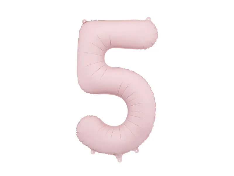 #5 Light Pink Number – 34" - 1 pc