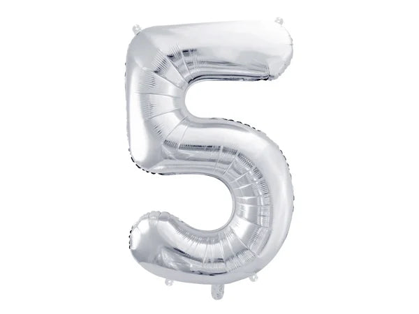 #5 Silver Number – 34" - 1 pc