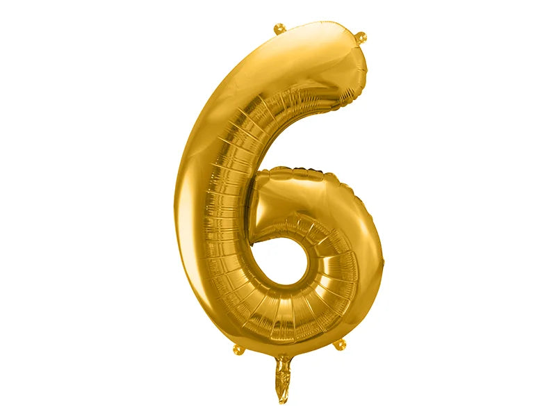 #6 Gold Number – 34" - 1 pc