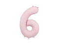 #6 Light Pink Number – 34" - 1 pc