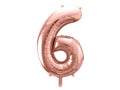 #6 Rose Gold Number – 34" - 1 pc