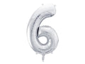 #6 Silver Number – 34" - 1 pc
