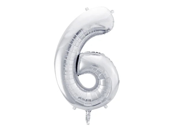 #6 Silver Number – 34" - 1 pc