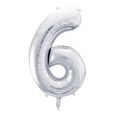 #6 Silver Number – 34" - 1 pc