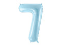 #7 Light Blue Number – 34" - 1 pc