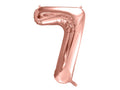 #7 Rose Gold Number – 34" - 1 pc