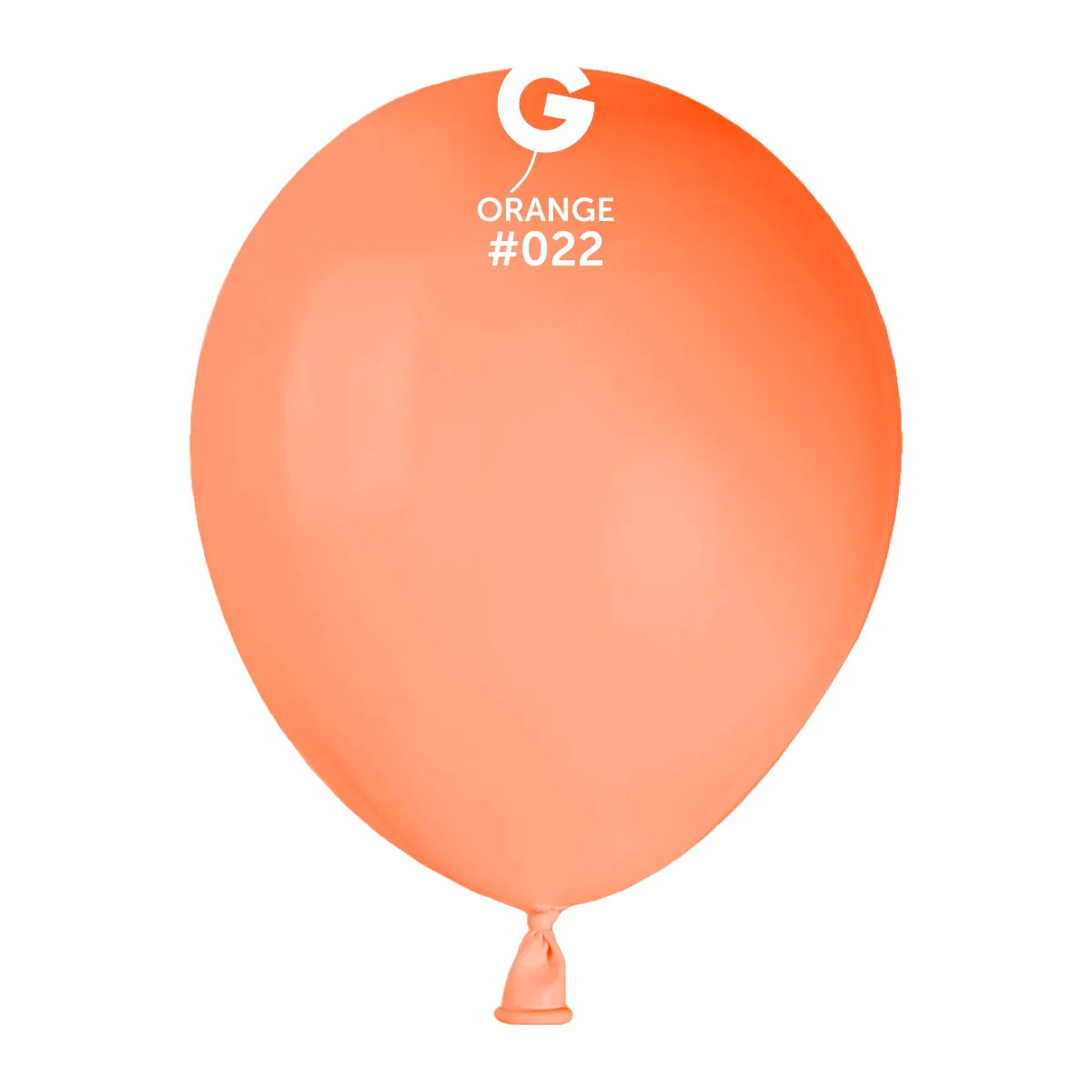 #022 Neon Orange – 5" (AF50) – 100 pcs