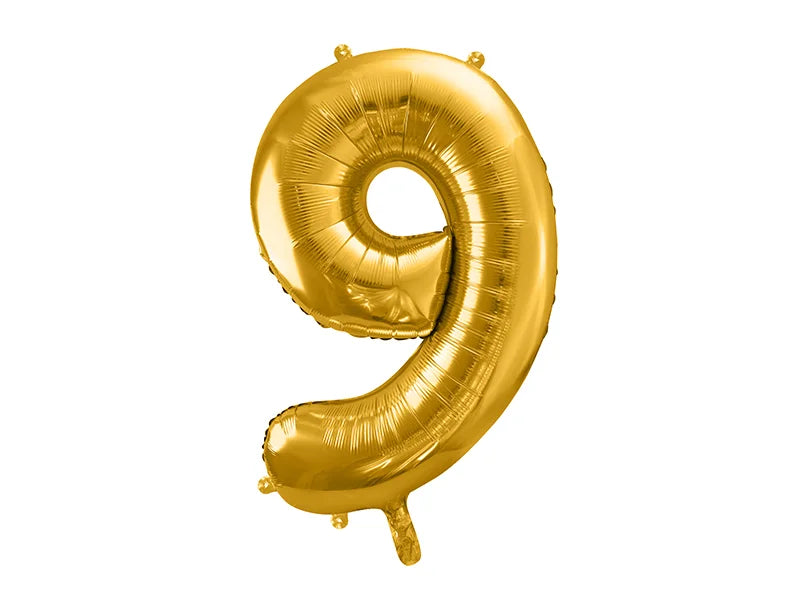 #9 Gold Number – 34" - 1 pc