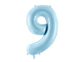 #9 Light Blue Number – 34" - 1 pc