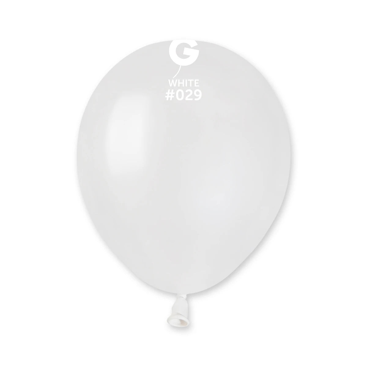 #029 Metal White – 5" (AM50) – 100 pcs