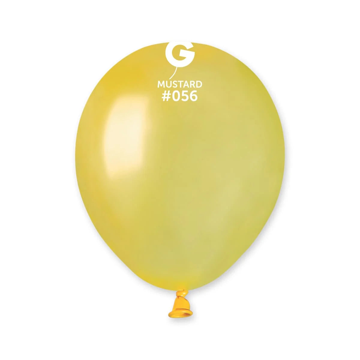 #056 Metal Baby Yellow – 5" (AM50) – 100 pcs