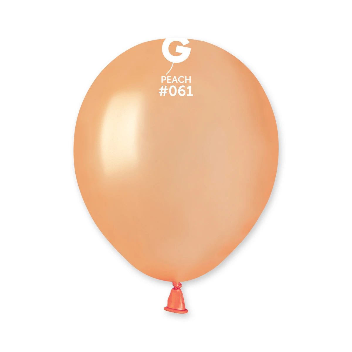 #061 Metal Peach – 5" (AM50) – 100 pcs