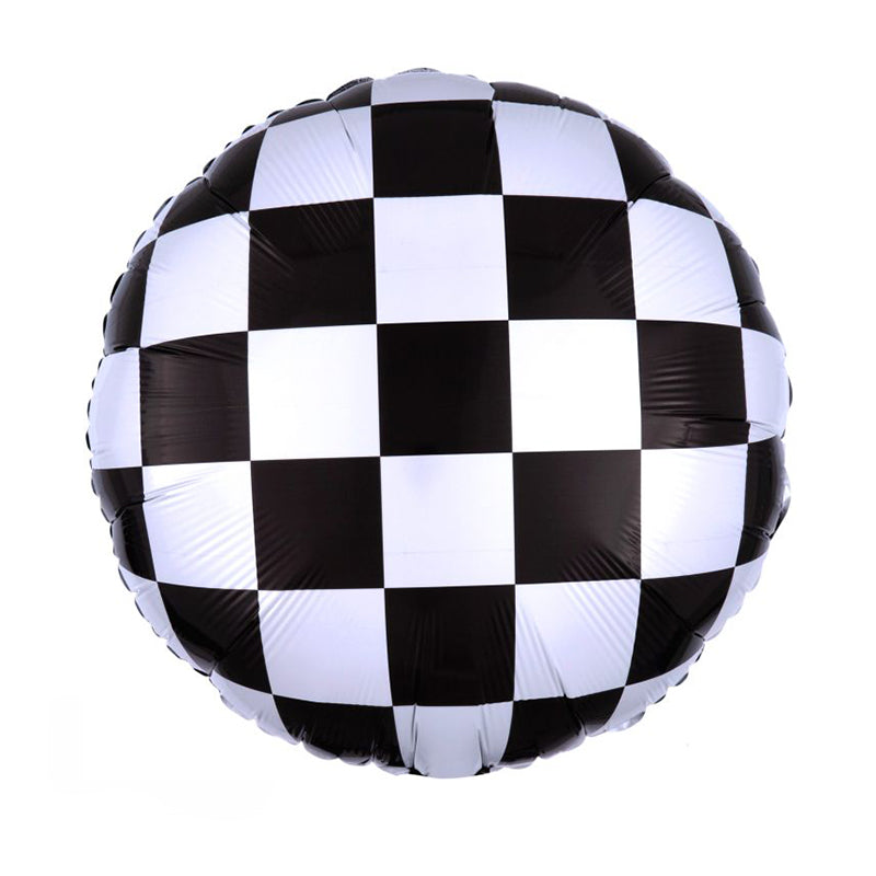 Checkered Foil Balloon – 18" - 1 pc