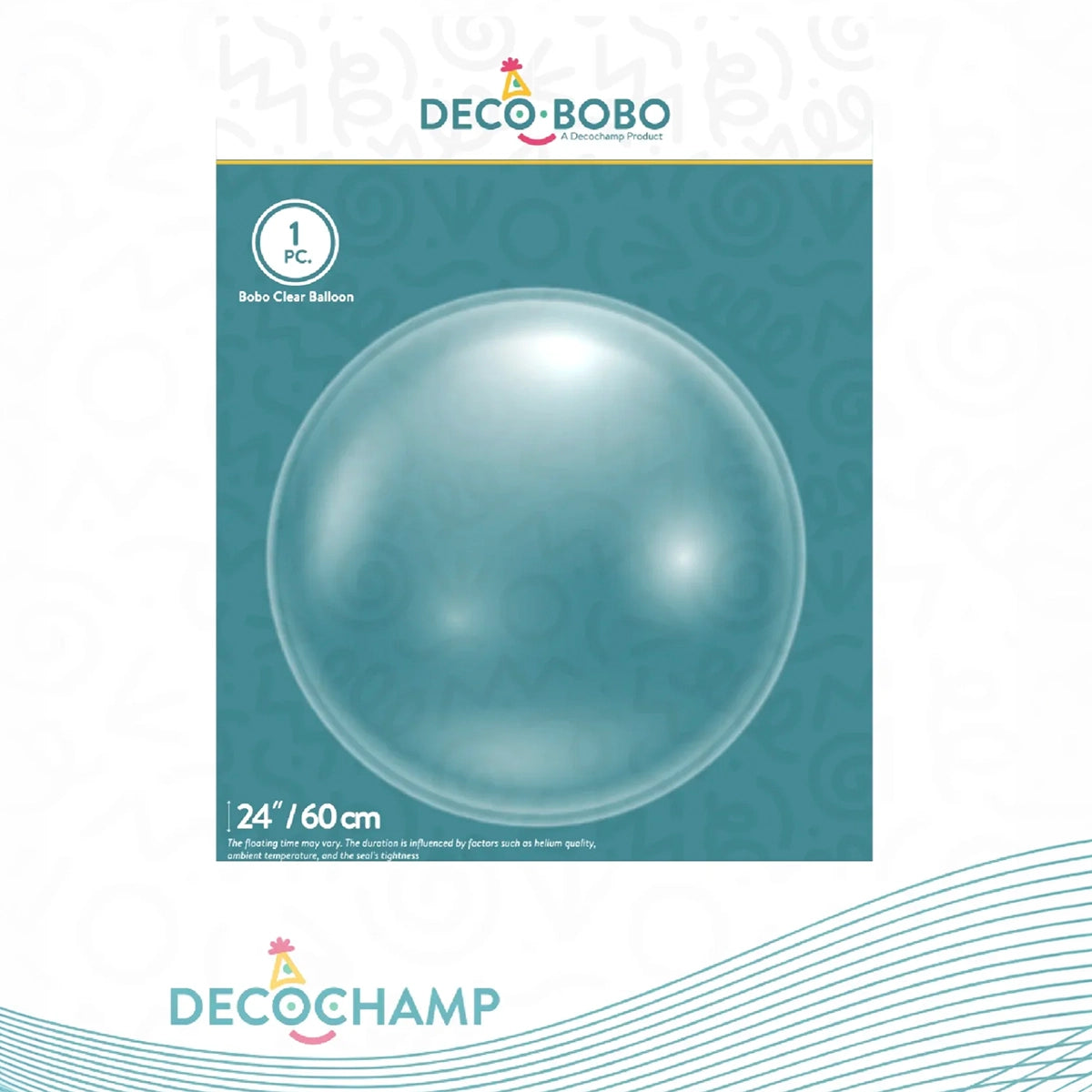 Clear Bubble Balloon – 24" - 1 pc