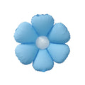 Baby Blue Daisy Foil Balloon Flower – 24" - 2 pcs