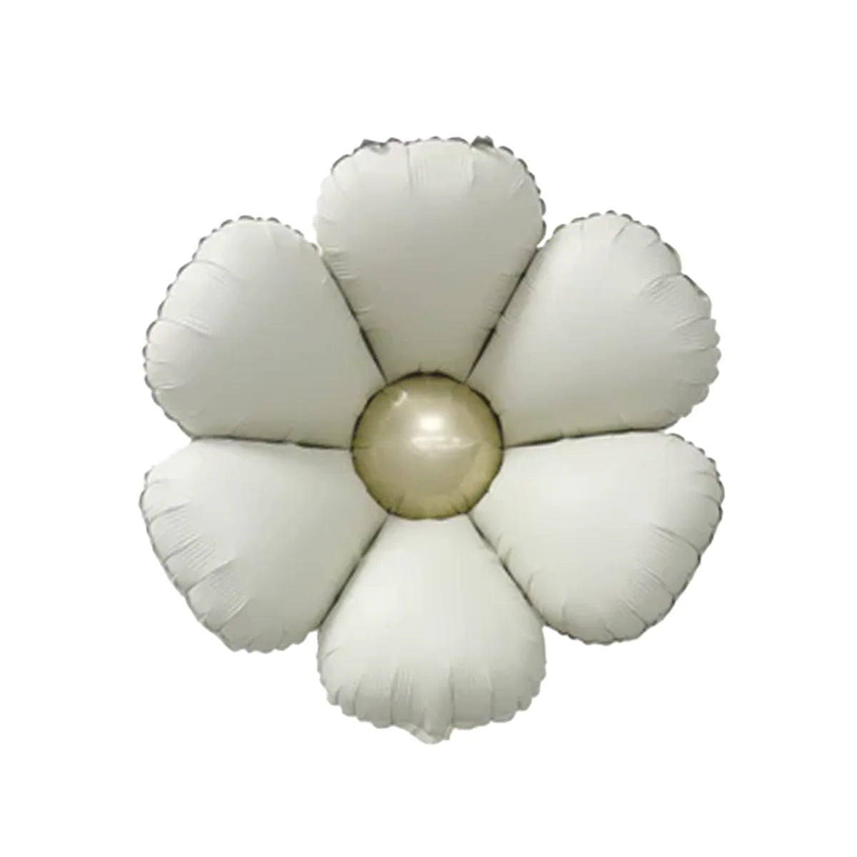 Latte Daisy Foil Balloon Flower – 24" - 2 pcs