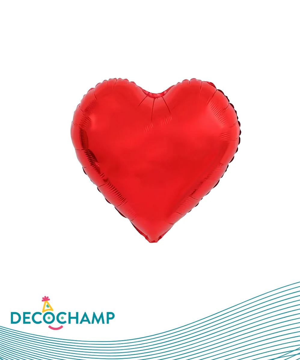 Red Foil Balloon Heart – 24" - 1 pc