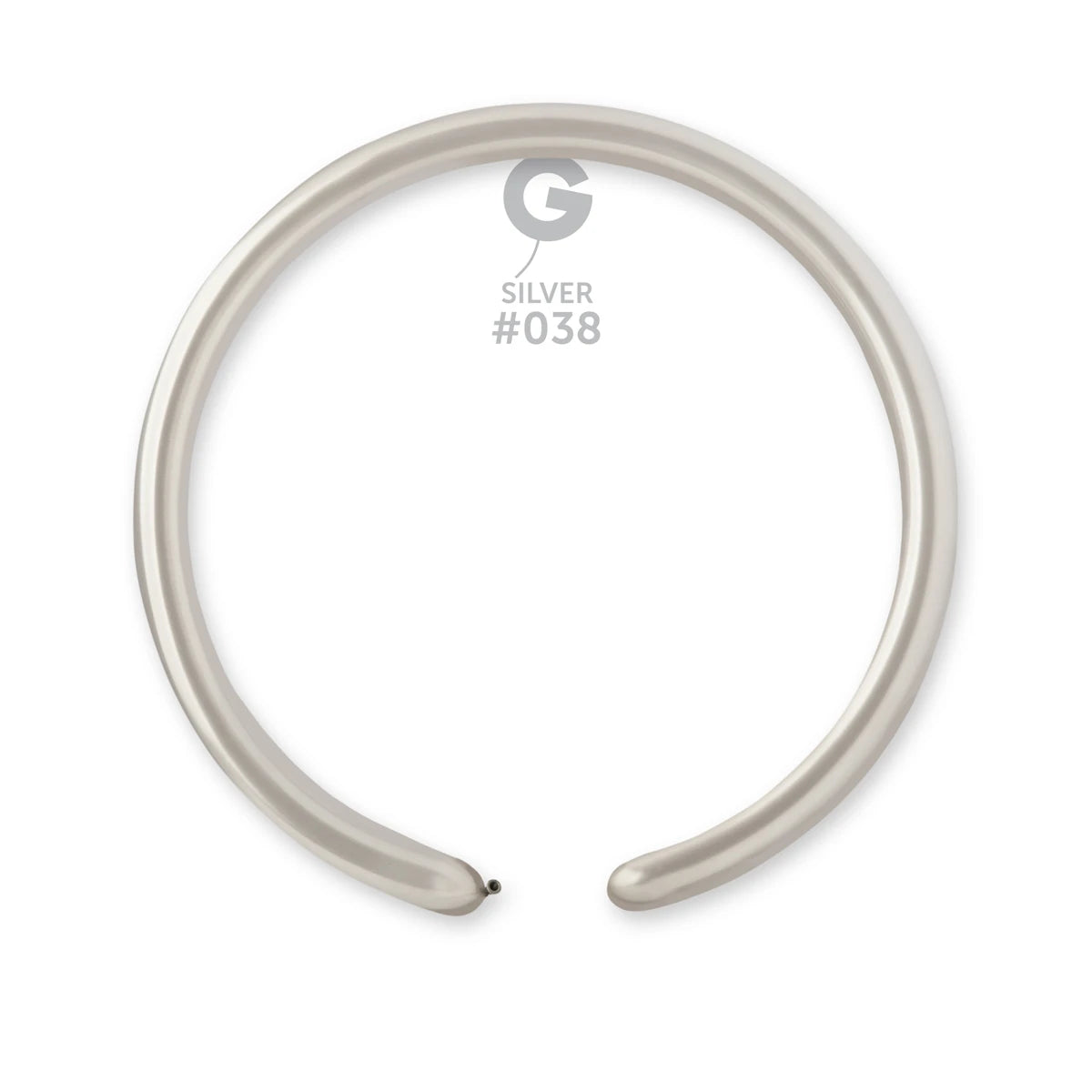 #038 Silver – 1" (DM2) – 50 pcs