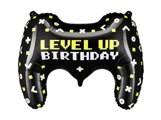 "Level Up Birthday" Foil Balloon – 25.5x18" - 1 pc