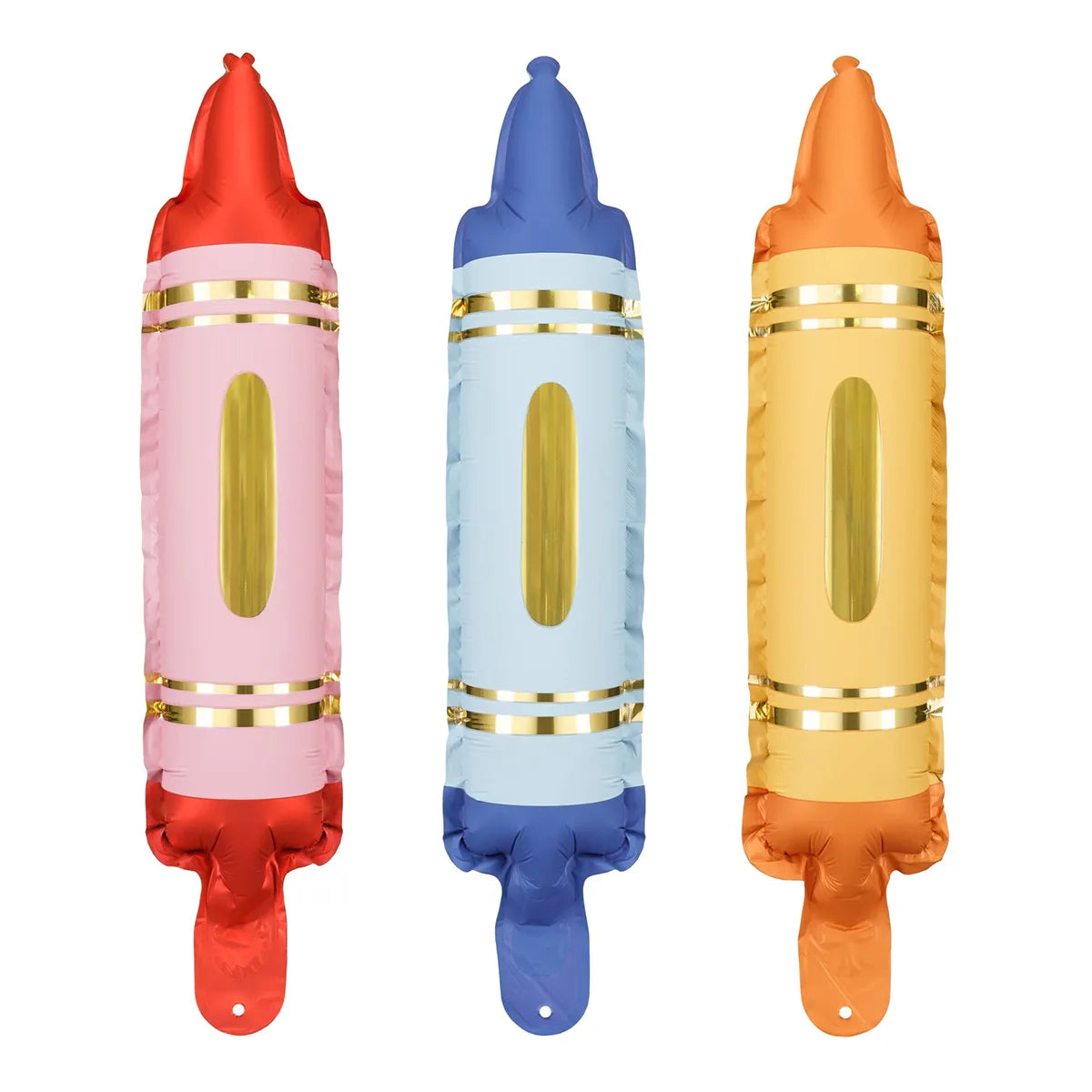 Crayon Set Foil Balloon – 2.8x12" - 1 Set of 3 pcs