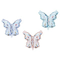 Garland Butterflies Foil Balloon – 7.5x9" - 1 Set of 3