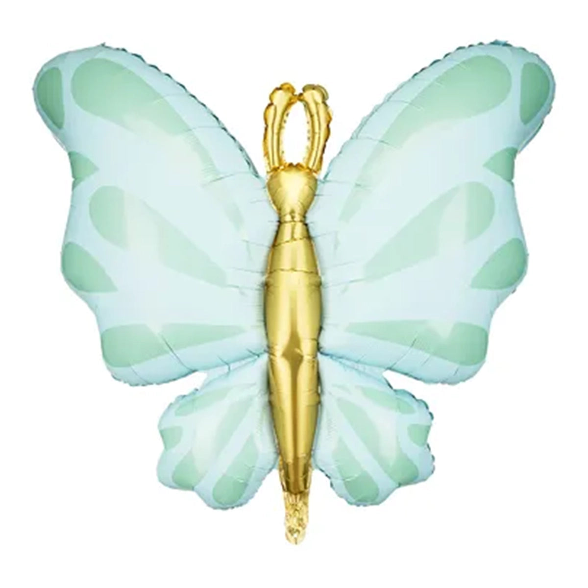 Mint Foil Balloon Butterfly – 27.2x27.2" - 1 pc