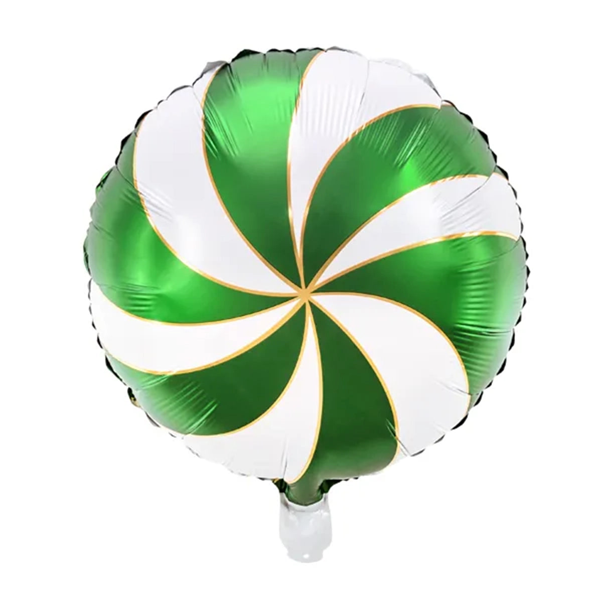 Green and White Foil Balloon Candy – 14" - 1 pc