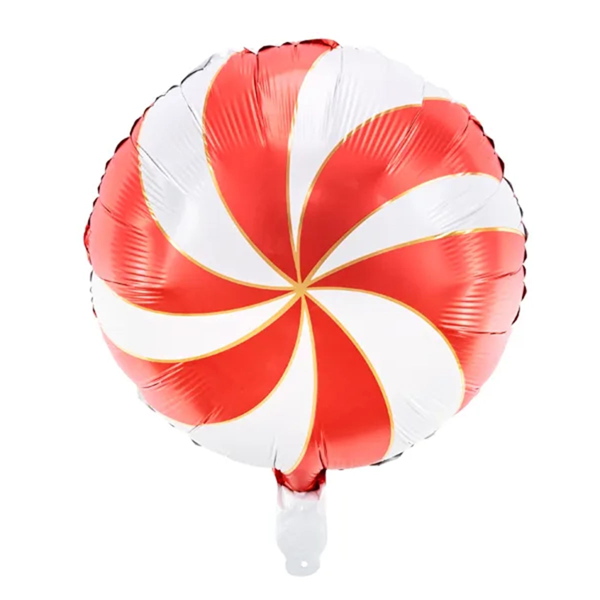 Red and White Foil Balloon Candy – 14" - 1 pc