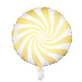 Light Yellow Foil Balloon Candy – 14" - 1 pc